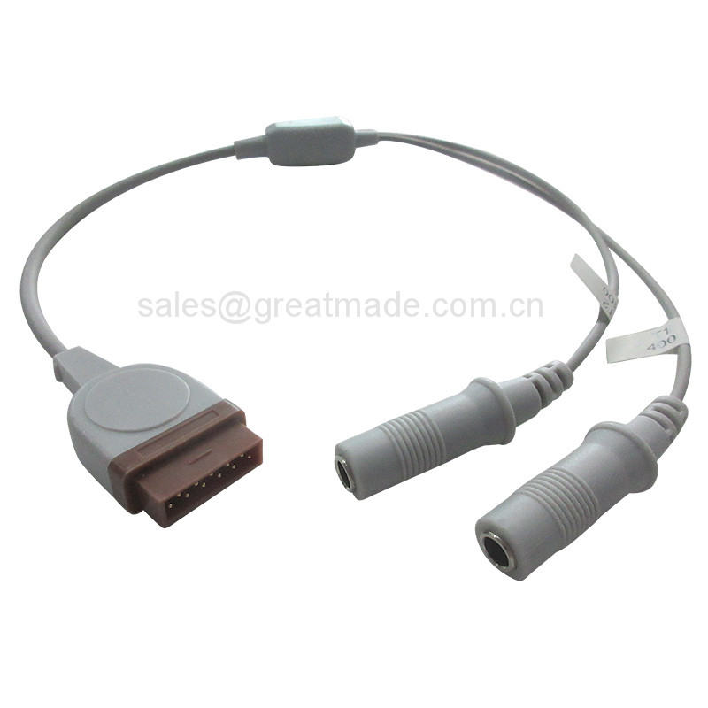 TP039 para cabo adaptador de sonda de temperatura GE TP039 for GE temperature probe adapter cable