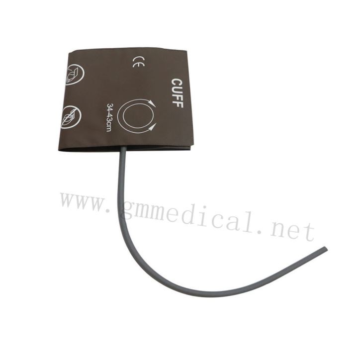 Grande punho adulto reusável da pressão sanguínea do tubo único, 34-43cm