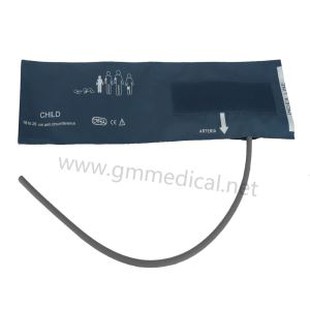 Único tubo da pressão sanguínea do tubo NIBP da criança 18-26cm azul