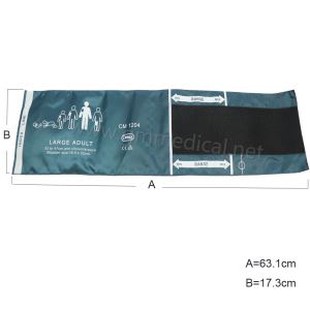 Grande manguito de Nibp adulto único tubo para monitor de pressão arterial