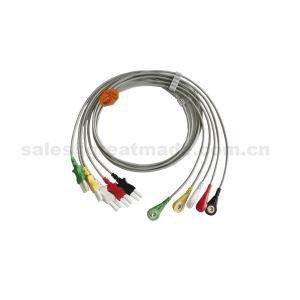 Uso com 700-0007-09 Leadwire Tru-Link Sets, 5-chumbo, Snap, IEC, em 24 & 2PIN