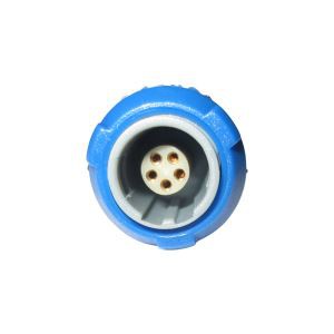 1P Conector médico PKG 2, 3pin 5-8 Pino 1P Presto de soquete fixo 40 graus dois keyings