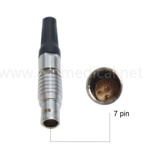 FGG EGG 0B 307 Conector de tomada reta de cabo de metal push-pull /conector fixo do soquete
