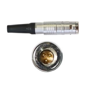 FGG EGG 1k Série 303 Plugue reto de metal push-pull / conector de soquete fixo