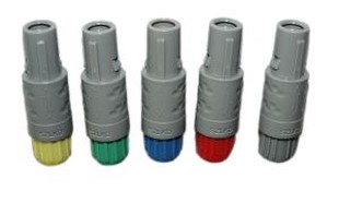 Conector de General Push-Pull Straight PAG com porca traseira